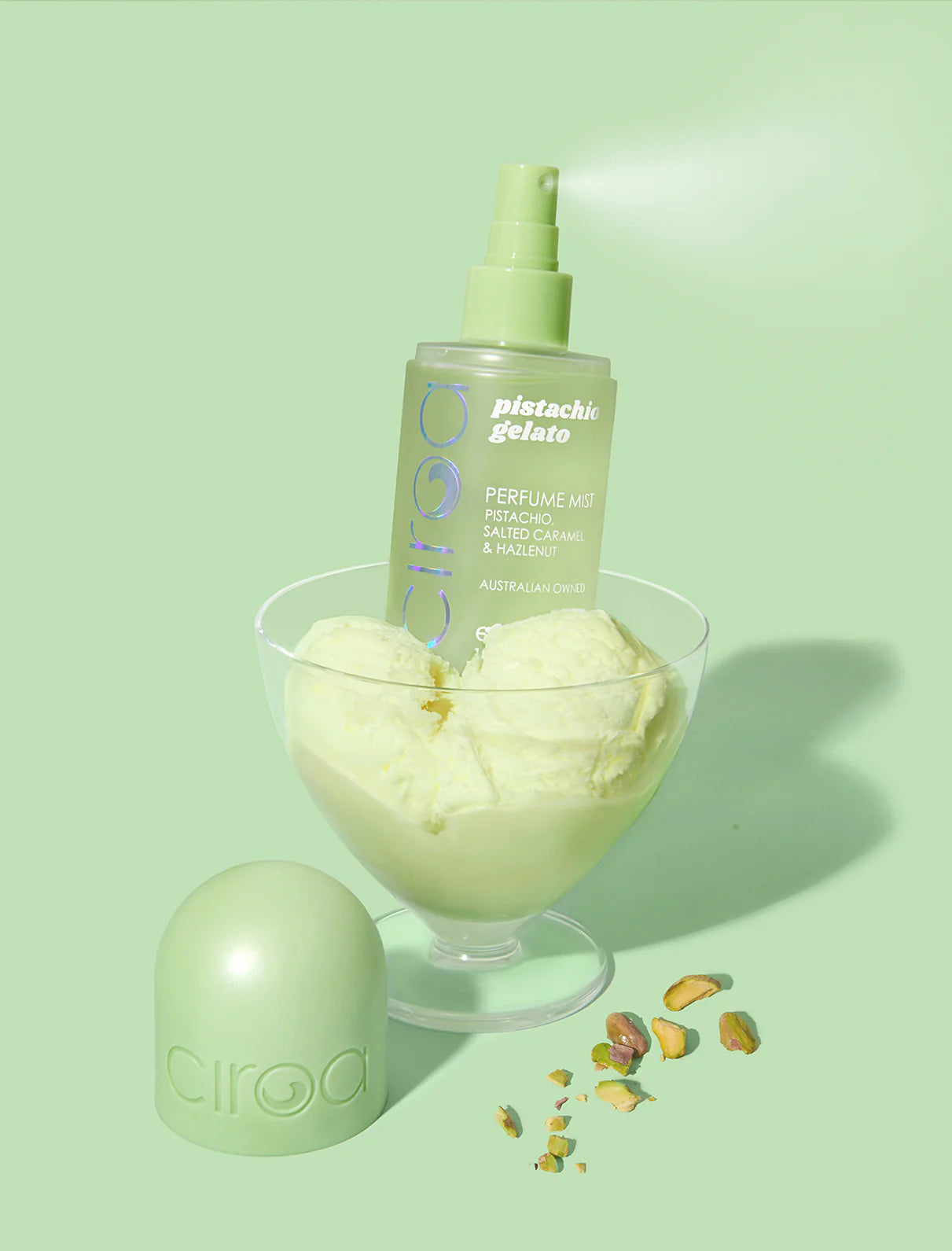 CIROA Beauty Perfumowana mgiełka do ciała lody pistacjowe 150 ml