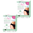 ZESTAW -3% 2x Masmi Majtki menstruacyjne ekologiczne podwójna chłonność 120g/nis. stan (rozmiary: S, M, L, XL)