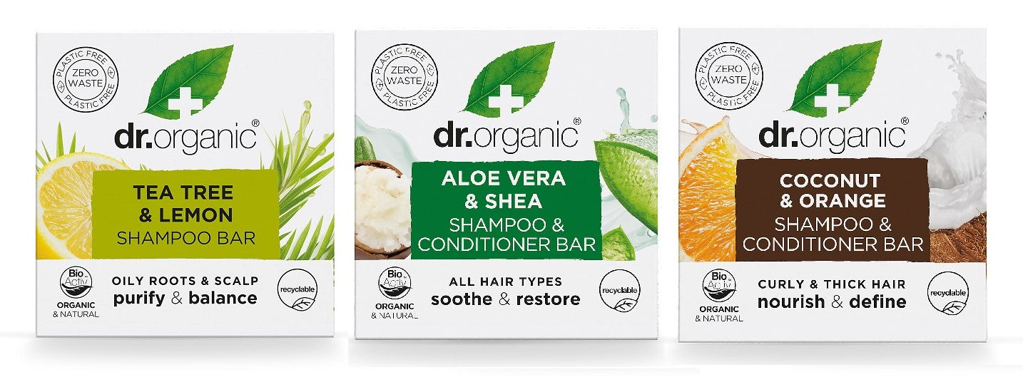 dr. organic Szampon i odżywka w kostce 2w1 z kokosem i pomarańczą 75 g - zdjęcie 7
