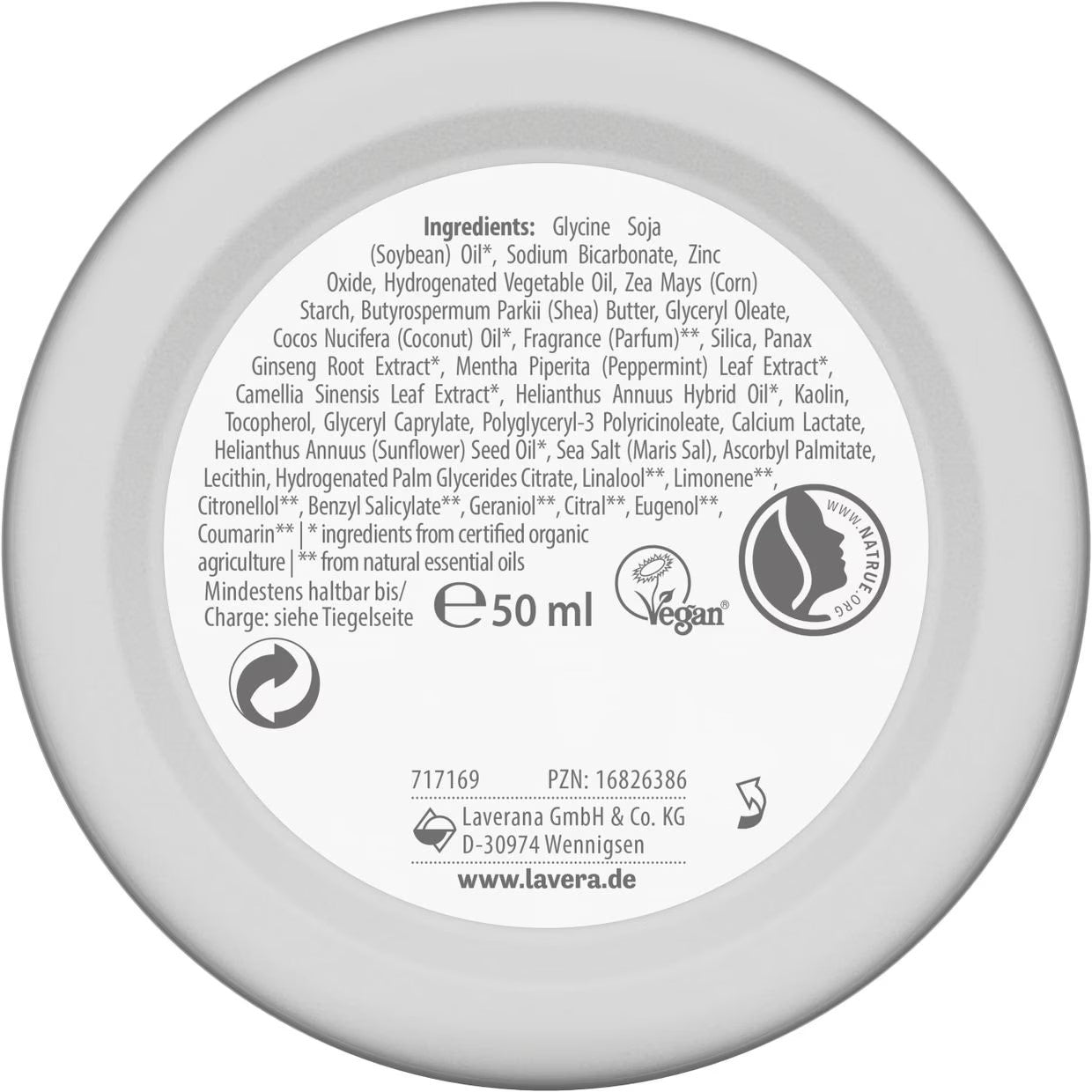 Dezodorant w kremie STRONG dla aktywnych z żeń-szeniem natural. Lavera 50ml - zdjęcie 2