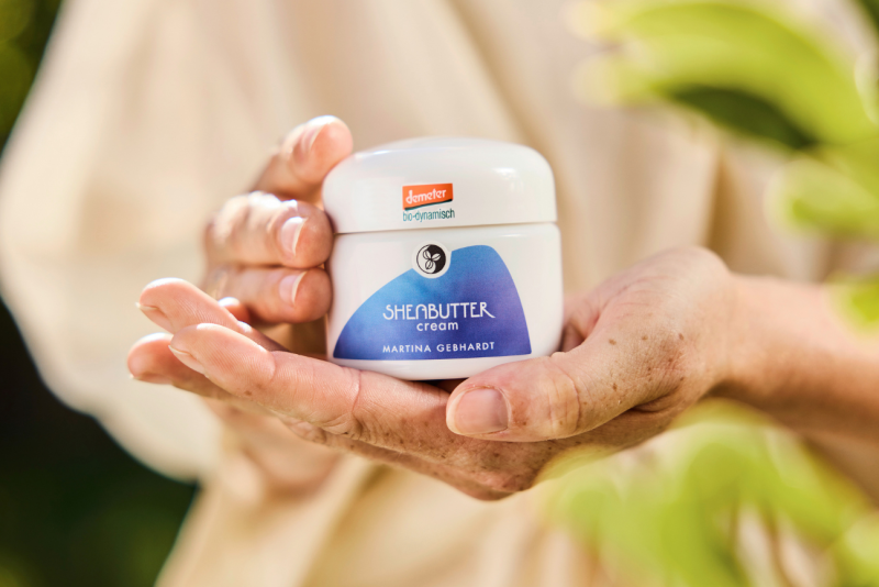 Krem z masłem shea do skóry wrażliwej i skłonnej do podrażnień Martina Gebhardt 50 ml