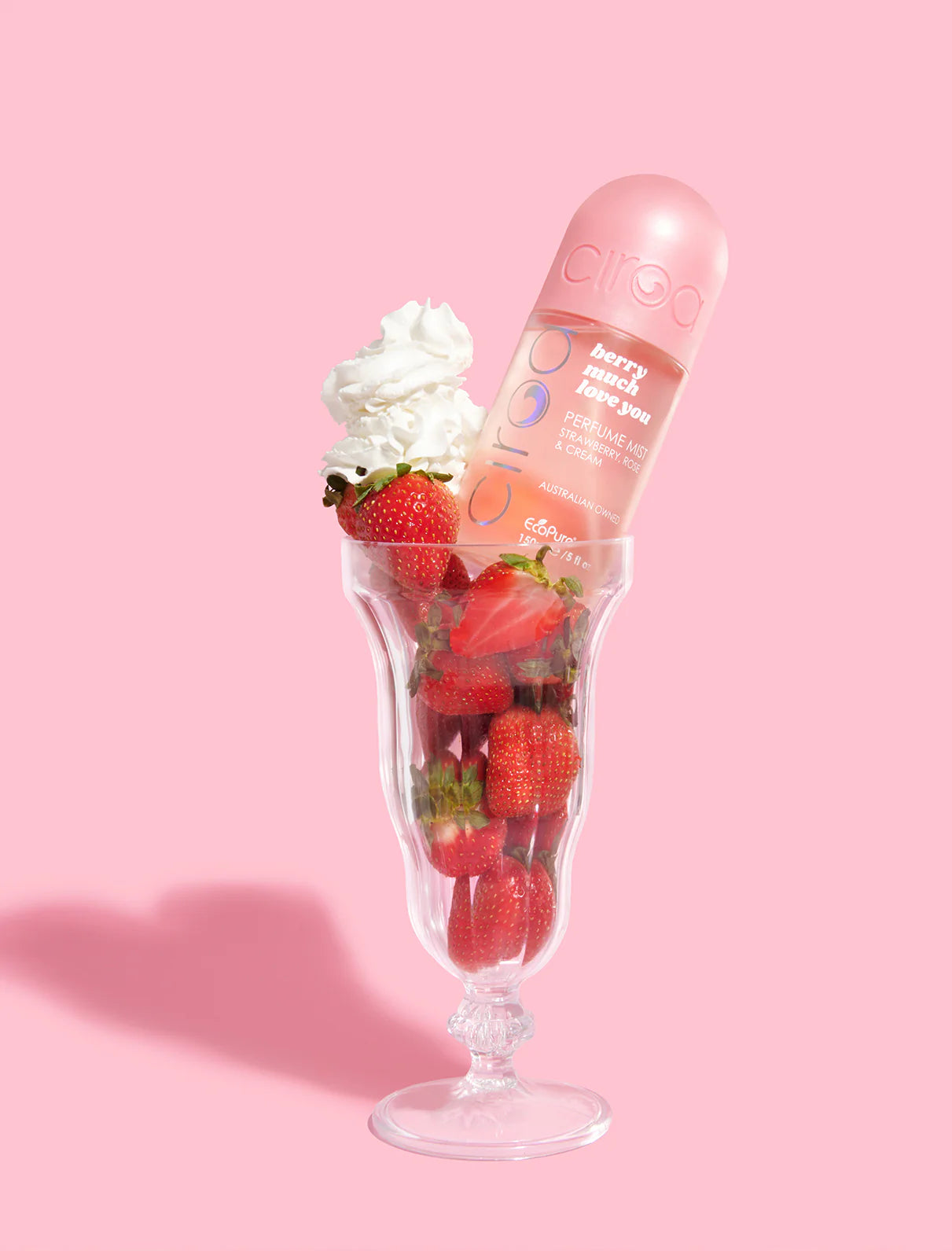 CIROA Beauty Perfumowana mgiełka do ciała truskawki & śmietanka & płatki róży 150 ml
