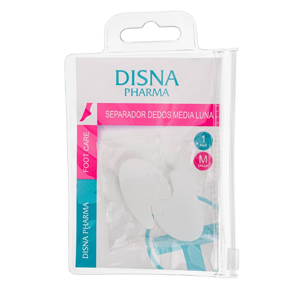 Disna Pharma Separatory żelowe do palców u stóp rozm. M, kształt półksięzyca 2 szt.