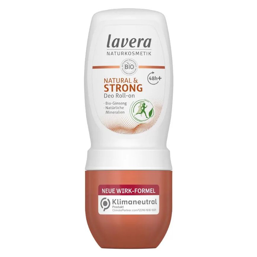 Natural & Strong Dezodorant roll-on dla aktywnych z żeń-szeniem Lavera 50 ml