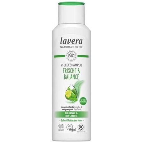 Frische & Balance Odświeżający szampon do włosów przetłuszczających się z miętą i limonką Lavera 250 ml