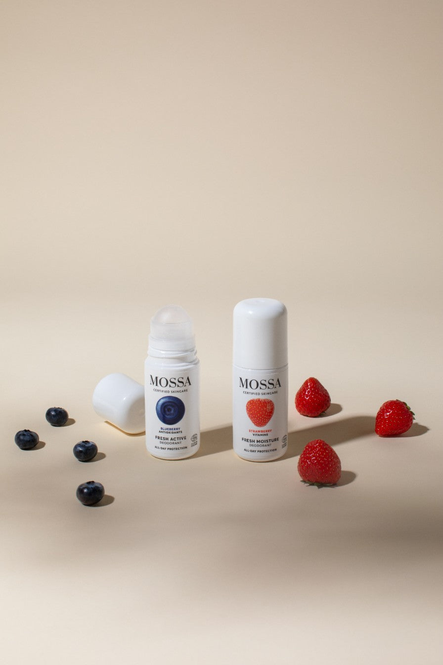 Odświeżajaco - nawilżający  dezodorant roll-on z truskawką i ekstraktem z zielonej herbaty Mossa by Madara 50 ml - zdjęcie 7