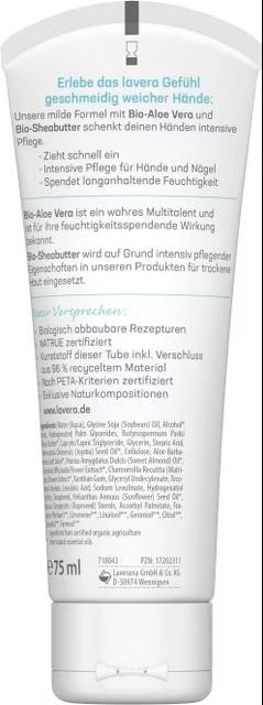 Krem do rąk z aloesem i masłem shea BASIS SENSITIV Lavera 75 ml - zdjęcie 2