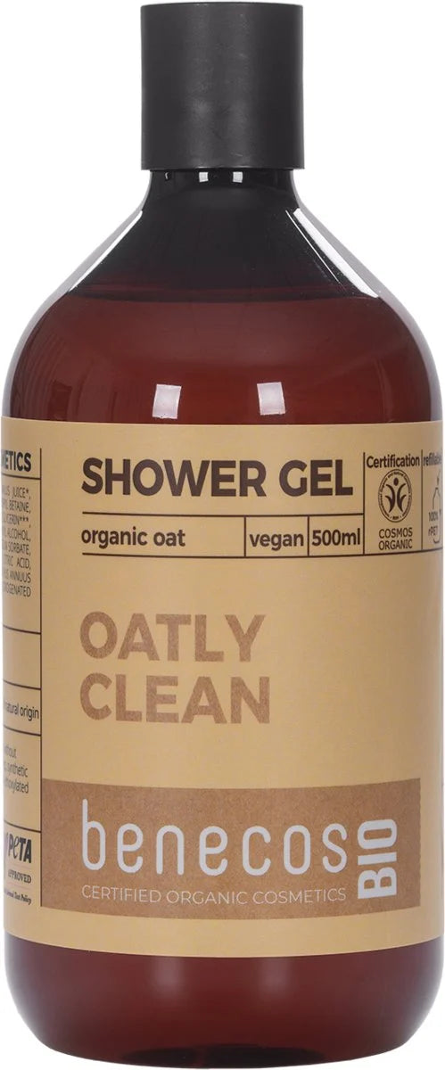 benecosBIO Żel do kąpieli i pod prysznic z organicznym owsem 500ml