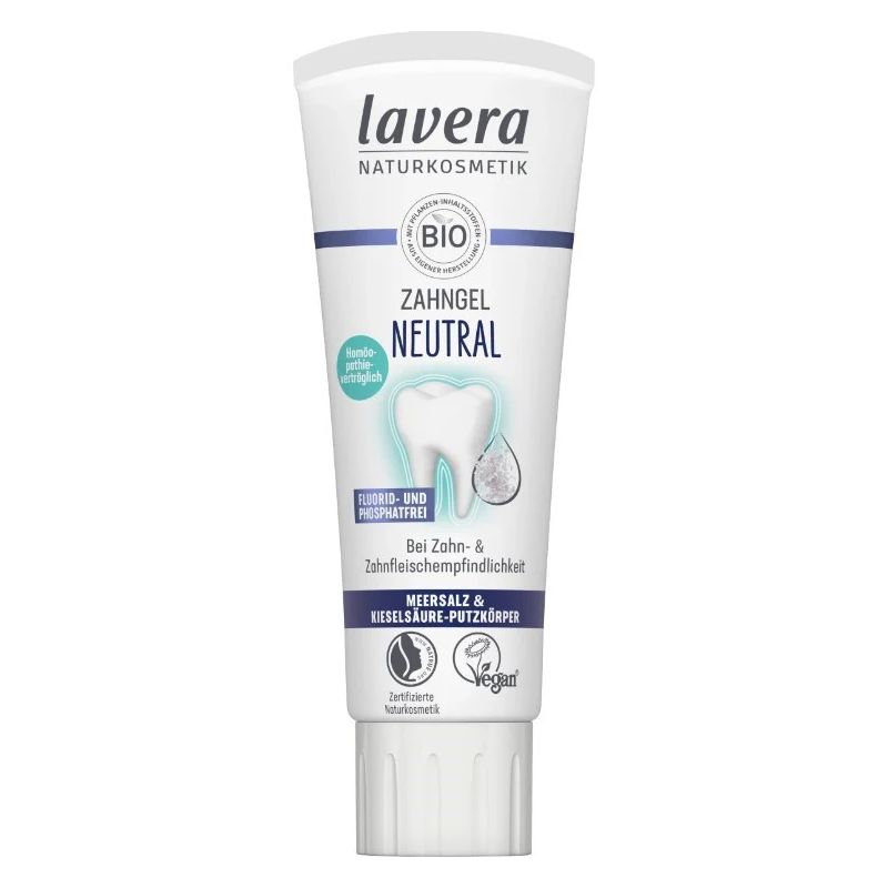 Żel do mycia zębów z solą morską i krzemionką NEUTRAL Lavera 75 ml