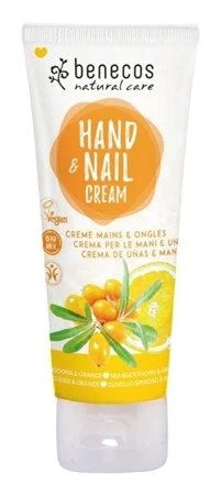 Benecos Naturalny krem do rąk i paznokci Rokitnik & Pomarańcza 75 ml