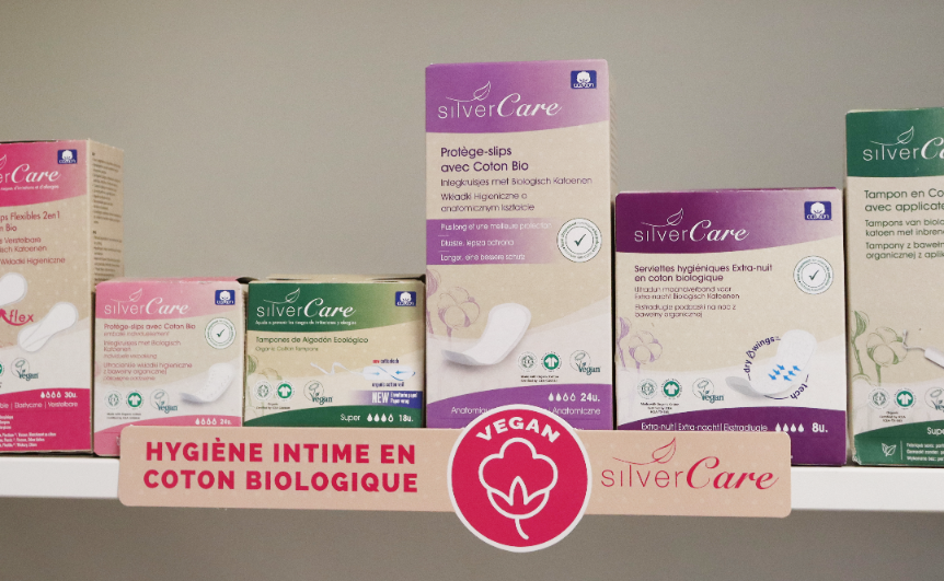 Tampony ekologiczne bawełniane Regular (bez aplik.) Silver Care BIO 18 szt. - zdjęcie 3