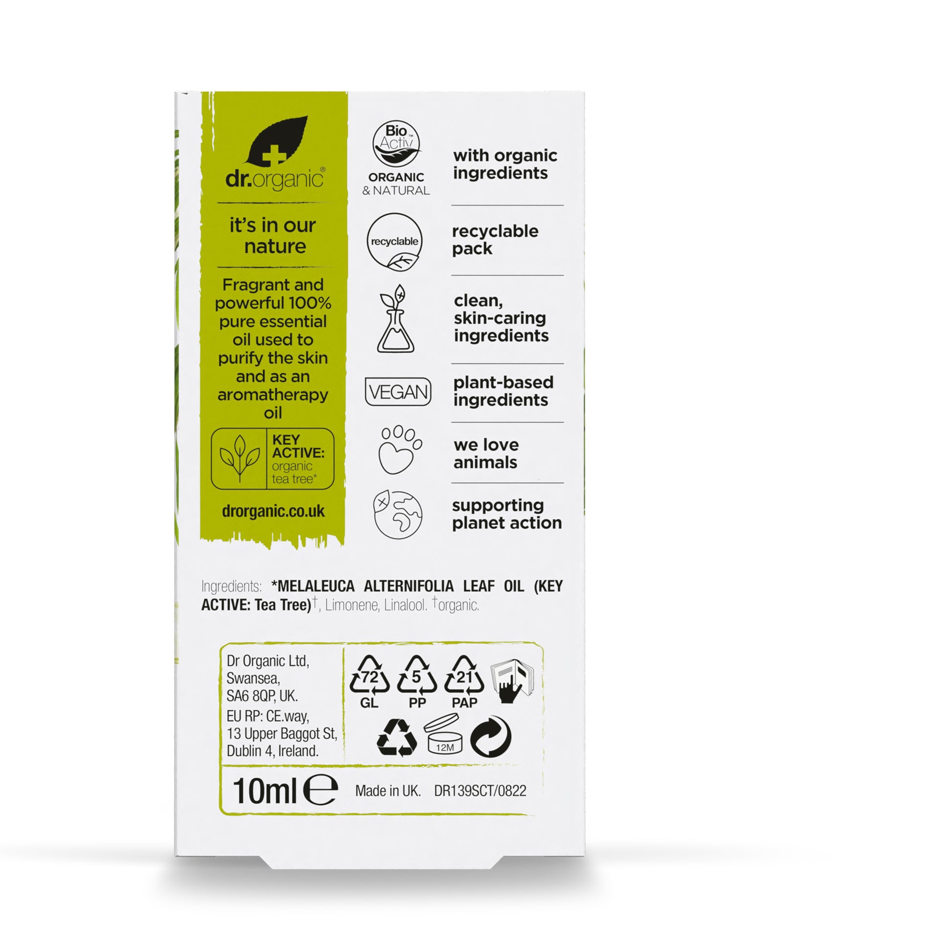 dr. organic Olejek z drzewa herbacianego 10 ml