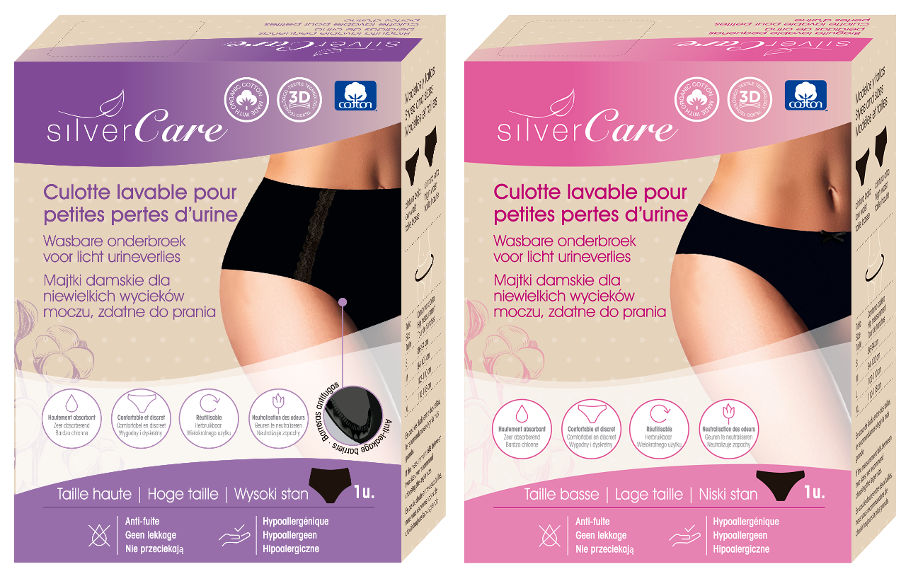Silver Care Majtki menstruacyjne MODERN niski stan, (rozmiary: S, M, L, XL) 100% certyfikowanej bawełny organicznej 1 szt. - zdjęcie 13