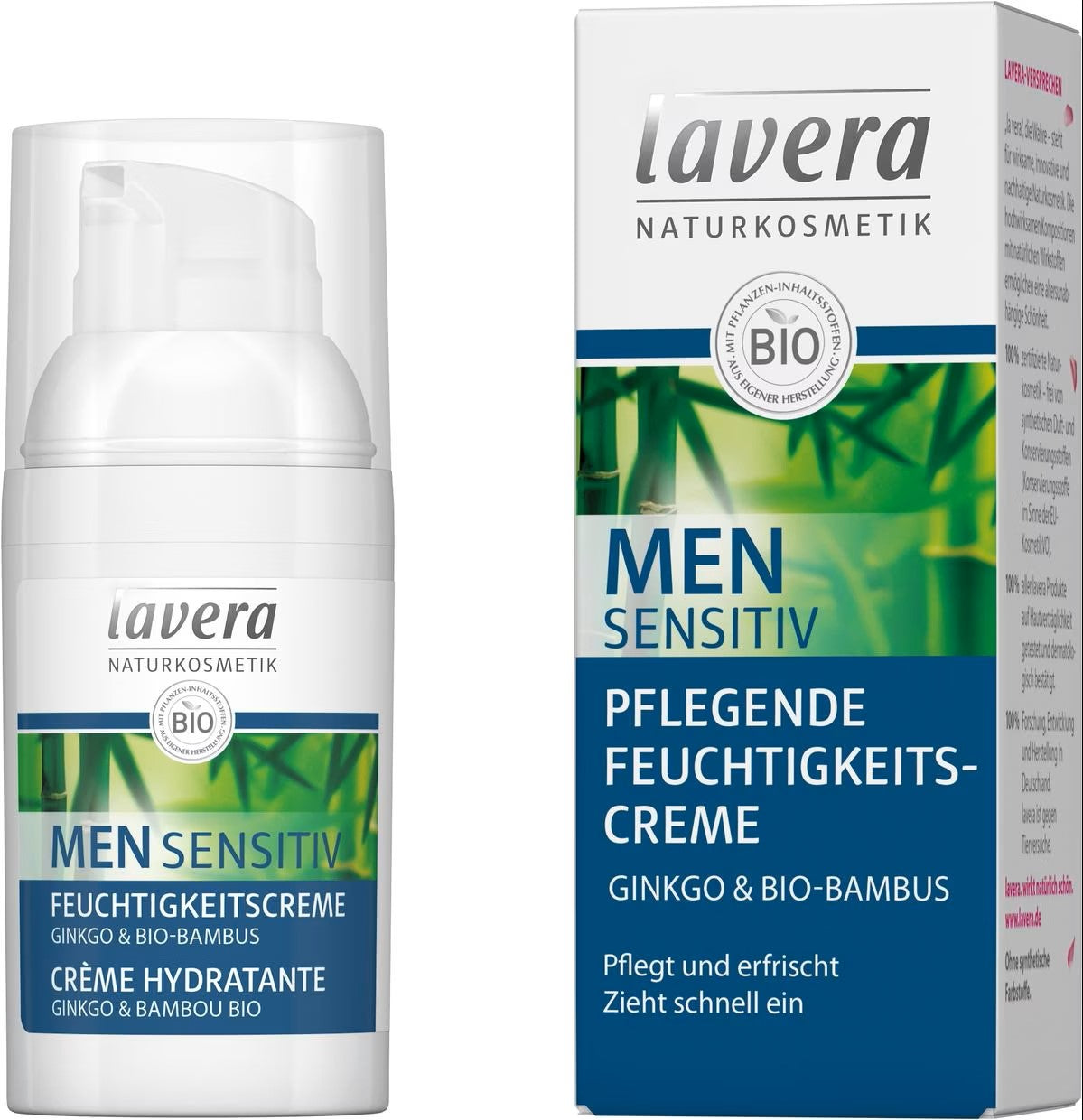 Krem nawilżający do twarzy MEN do skóry wrażliwej Lavera 30 ml