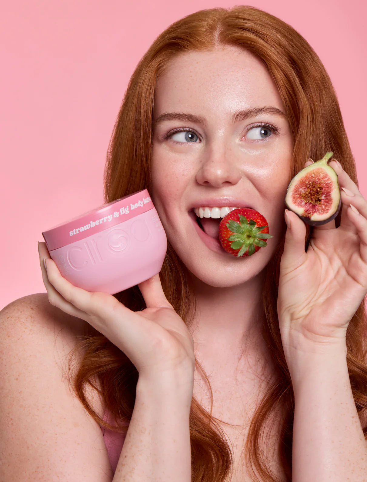 CIROA Beauty Masło rozjaśniające do ciała truskawka i figa 265g