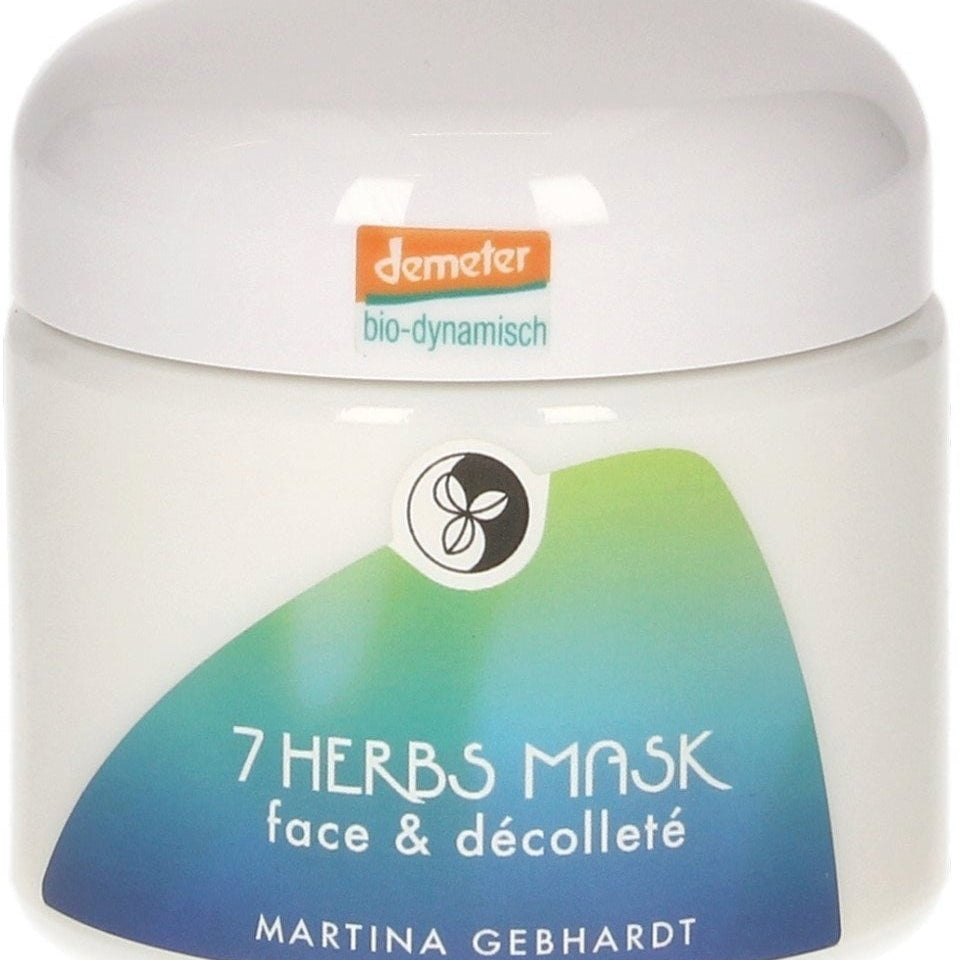 Maska do twarzy i dekoltu z siedmioma ziołami do skóry zniszczonej i zmęczonej Martina Gebhardt 100 ml