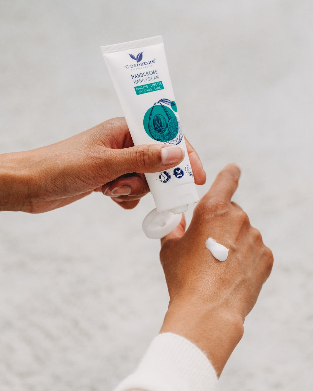 Cosnature BIO Naturalny krem do rąk z awokado i limonką 75 ml