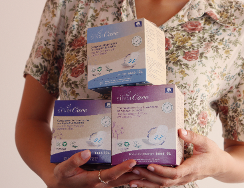 Podpaski ekologiczne bawełniane SOFT na noc Silver Care 100% BIO 10 szt. - zdjęcie 7