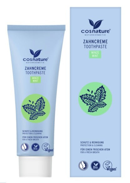 Cosnature BIO Naturalna miętowa pasta do zębów (z fluorem) 75 ml