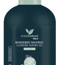 Cosnature MEN Naturalny oczyszczający żel do golenia z wyciągiem z szyszek chmielu 200 ml