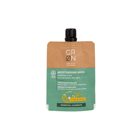 GRN Intensywnie nawilżająca maska do skóry normalnej i suchej Miód & Olej Konopny 40 ml