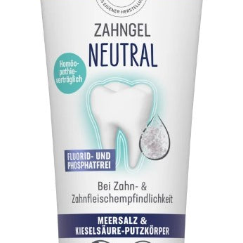 Żel do mycia zębów z solą morską i krzemionką NEUTRAL Lavera 75 ml