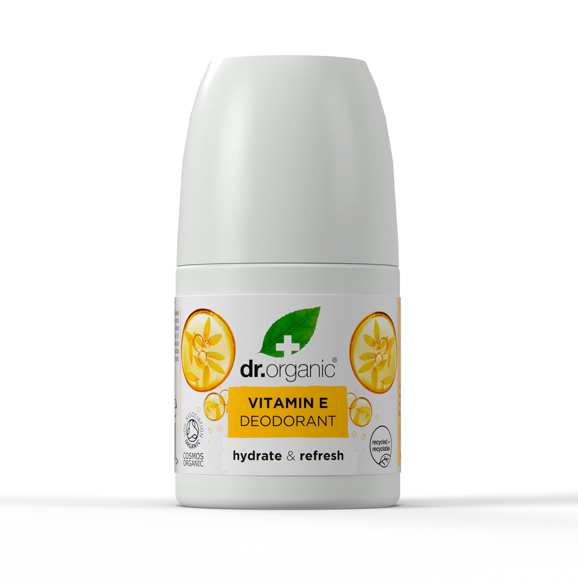 dr. organic Łagodzący dezodorant roll-on z witaminą E 50 ml