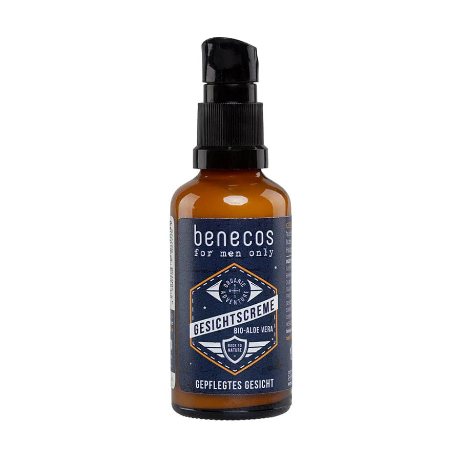 Benecos For men only - Naturalny nawilżający krem do twarzy dla mężczyzn 50 ml