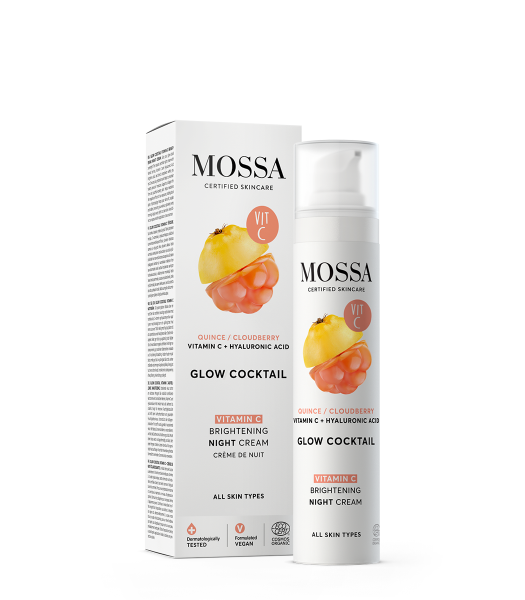 Rozjaśniająco-odżywczy krem na noc z witaminą C Mossa by Madara 50 ml