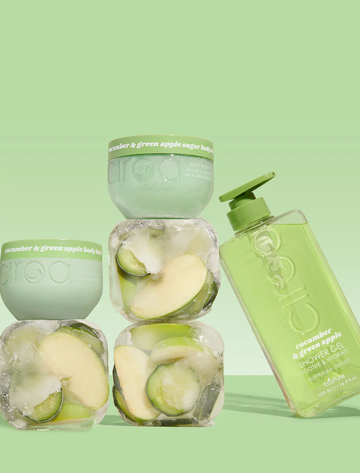 CIROA Beauty Balsam nawilżający do ciała ogórek i zielone jabłko 350 ml