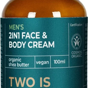 benecosBIO MEN 2w1 Krem do twarzy i ciała z organicznym masłem shea 100ml
