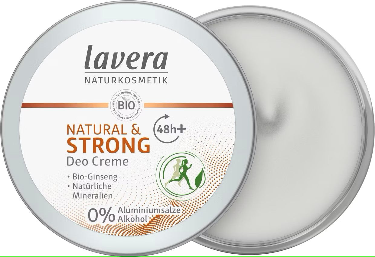 Dezodorant w kremie STRONG dla aktywnych z żeń-szeniem natural. Lavera 50ml - zdjęcie 6