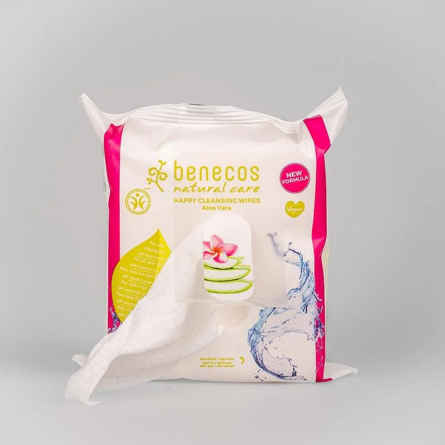 Benecos Naturalne wilgotne chusteczki oczyszczające Aloes & Mango & Pomarańcza 16 szt. - zdjęcie 2