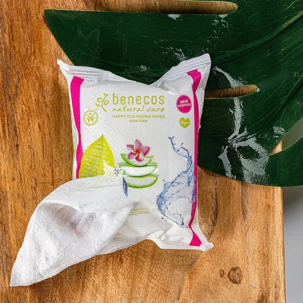 Benecos Naturalne wilgotne chusteczki oczyszczające Aloes & Mango & Pomarańcza 16 szt. - zdjęcie 4