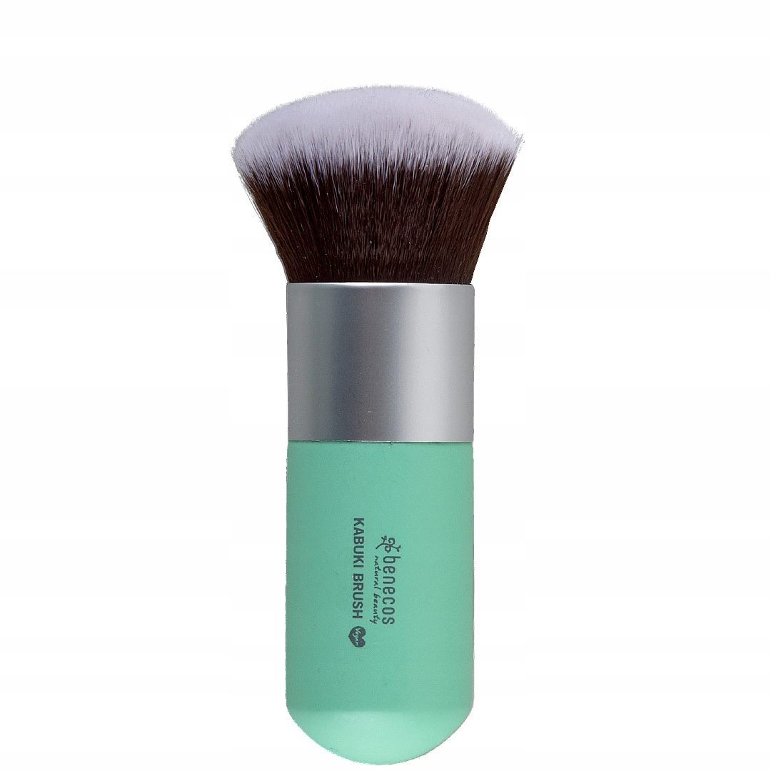 Benecos Pędzel Kabuki do pudru 10 cm Colour Edition