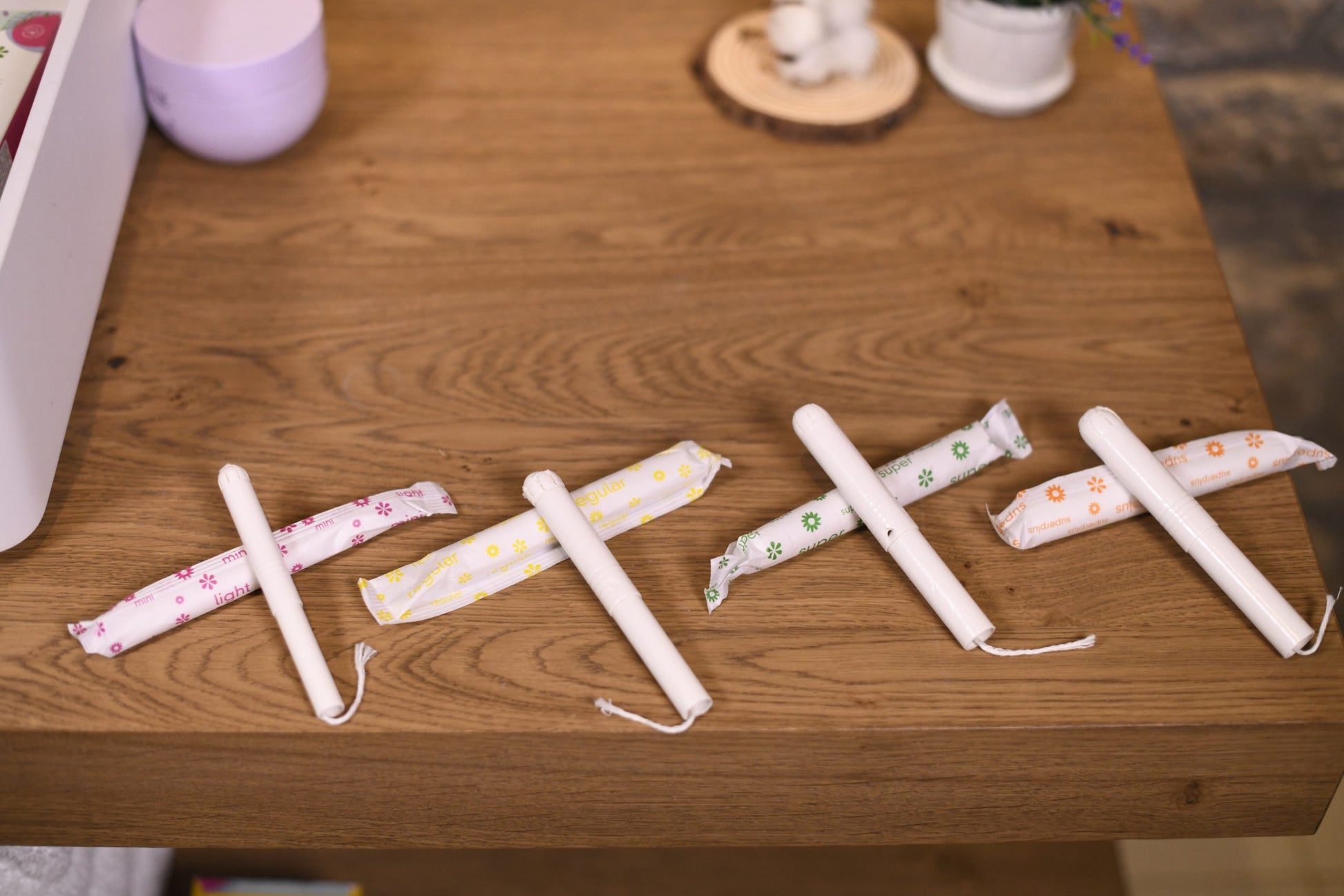 Tampony ekologiczne bawełniane Light (z aplikat.) Masmi 100% BIO 18 szt. - zdjęcie 4