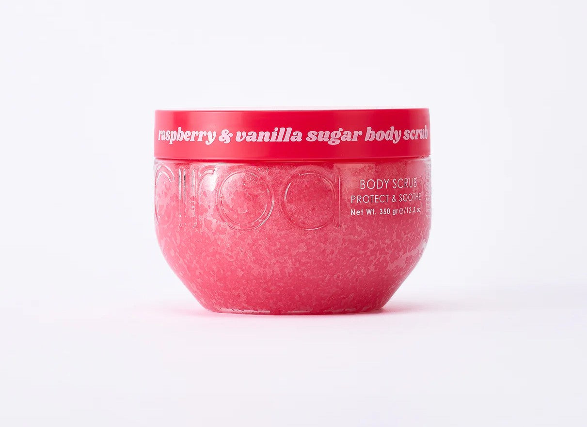 CIROA Beauty Peeling łagodzący do ciała malina i wanilia 350g