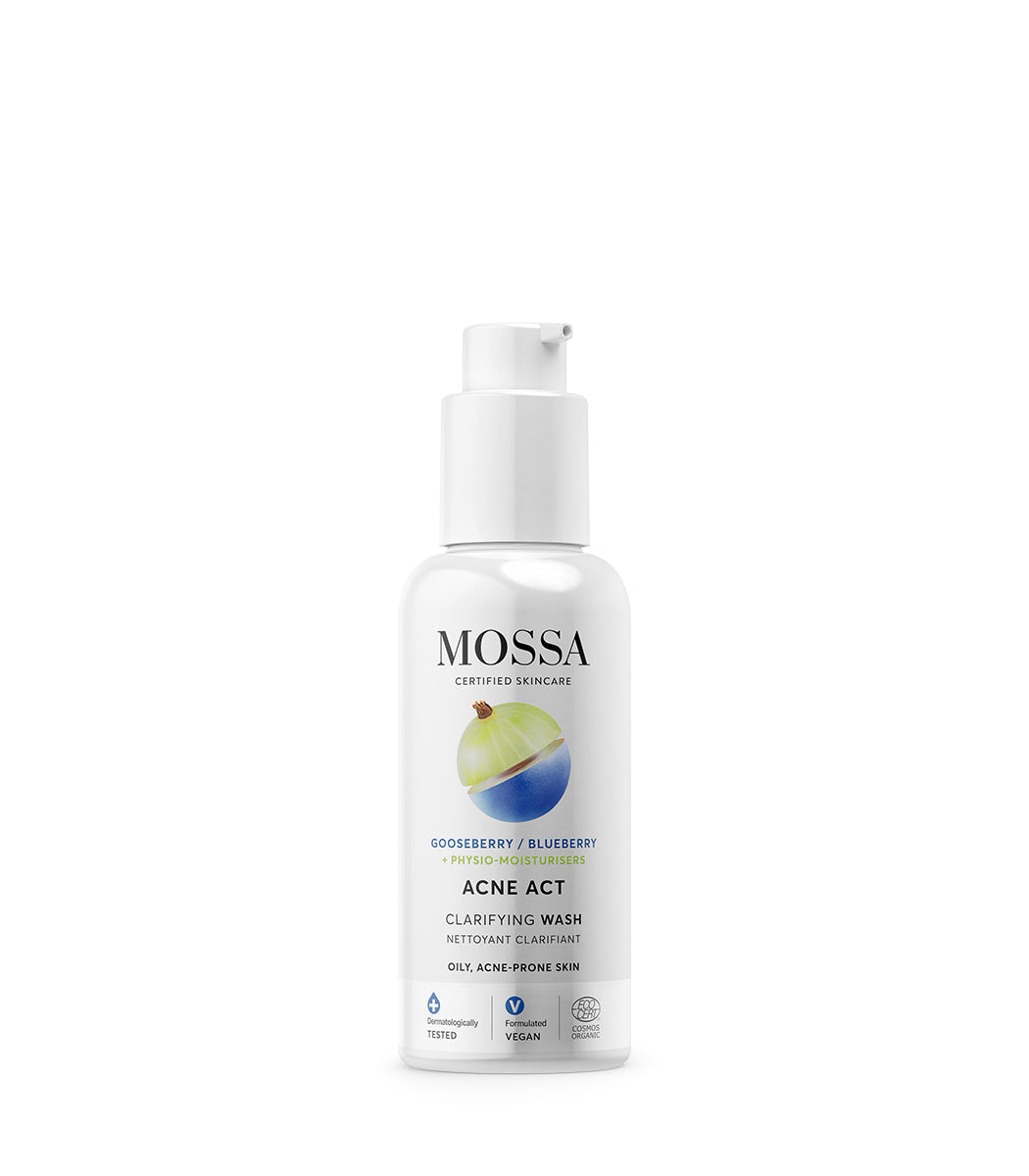 Żel oczyszczający do skóry z niedoskonałościami z agrestem i borówką Mossa by Madara 140 ml