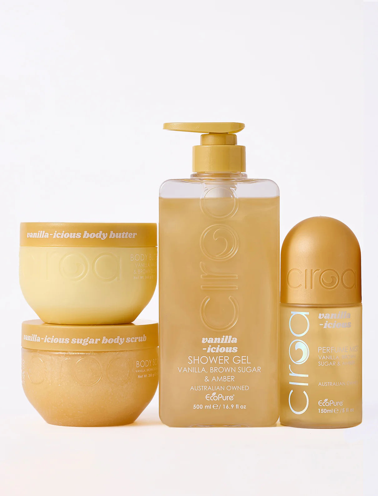 CIROA Beauty Perfumowana mgiełka do ciała wanilia & brązowy cukier & bursztyn 150 ml