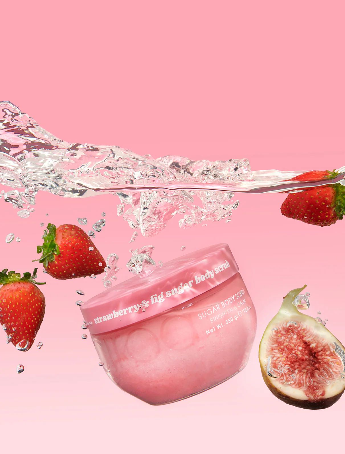 CIROA Beauty Peeling rozjaśniający do ciała truskawka i figa 350g