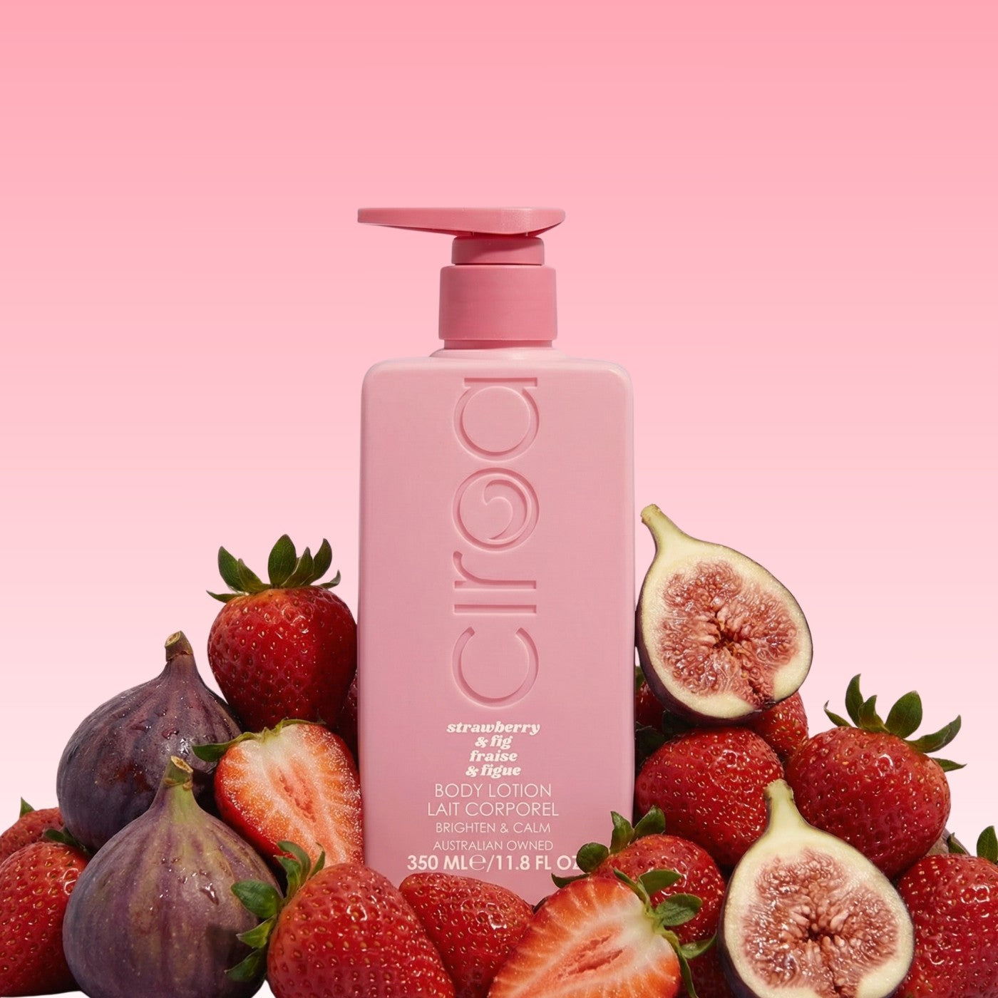 CIROA Beauty Balsam rozjaśniający do ciała truskawka i figa 350 ml