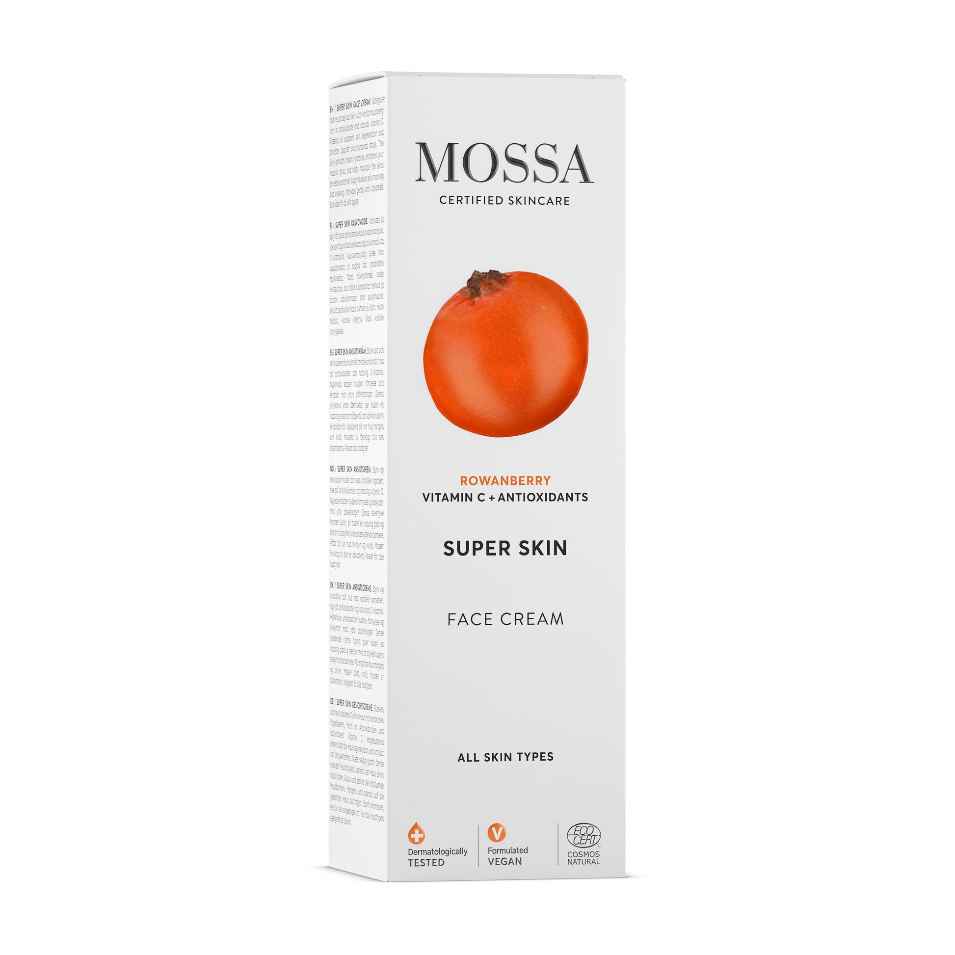 Mossa Luksusowy nawilżająco-rozświetlający krem z nordycką jarzębiną 50 ml