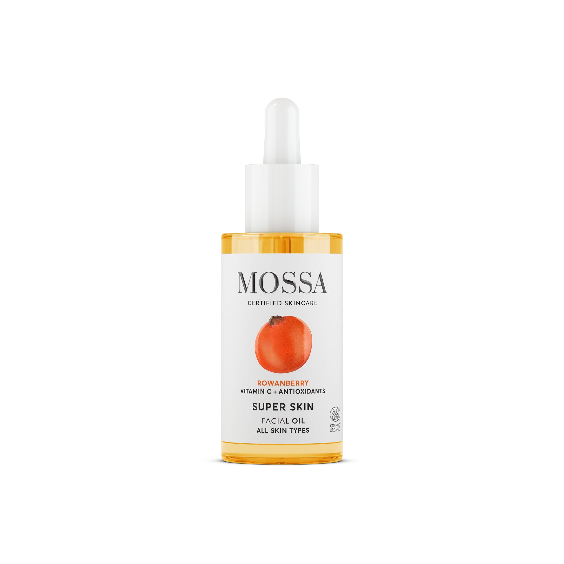 Mossa Luksusowy nawilżająco-rozświetlający olejek do twarzy z nordycką jarzębiną 30 ml