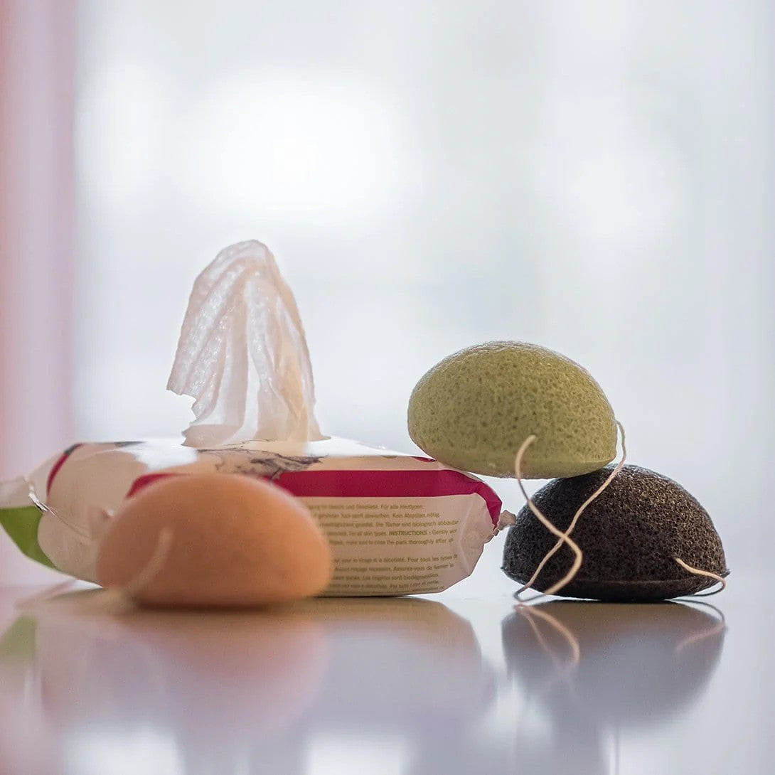 Benecos Naturalna gąbka konjac Czerwona Glinka 1 szt.