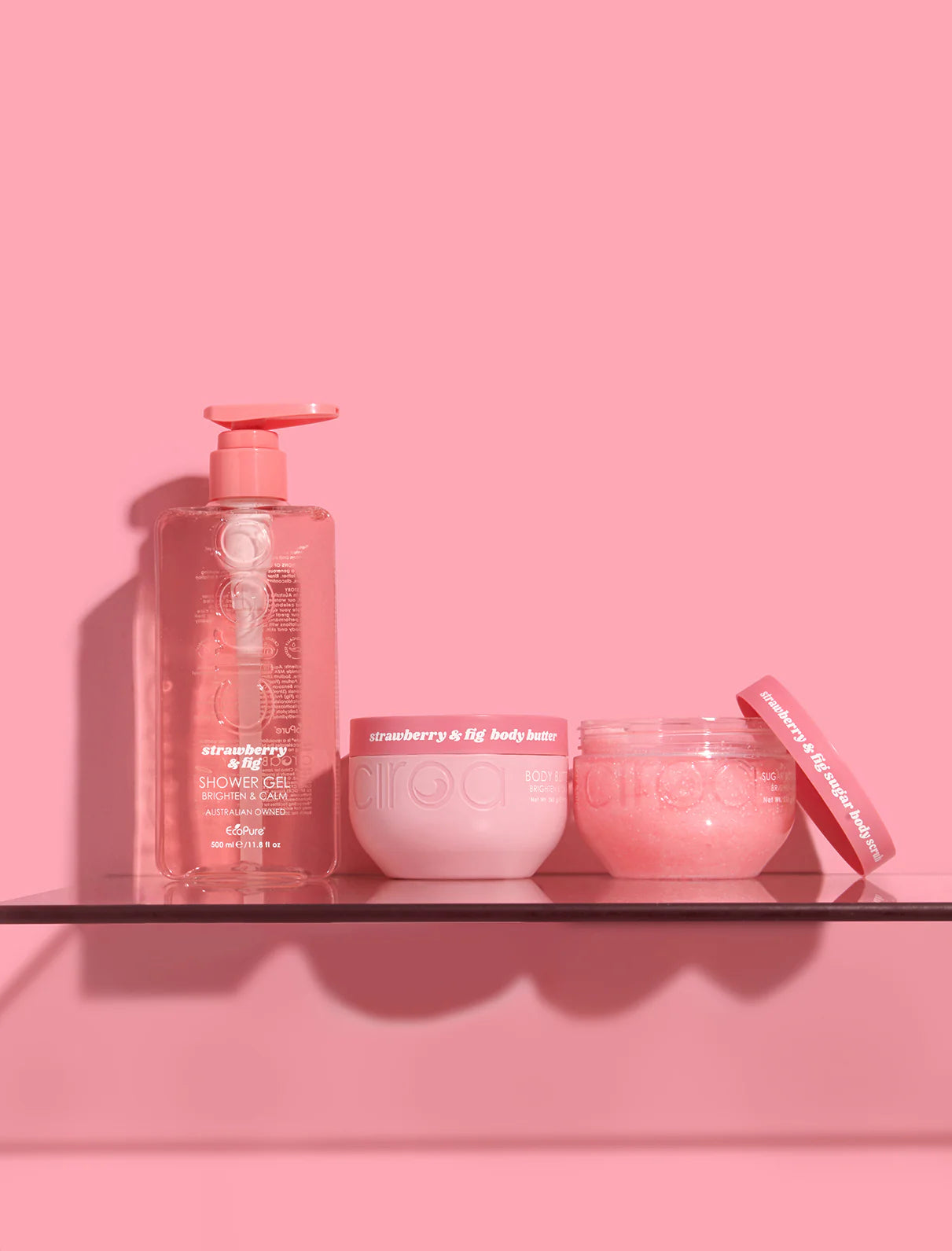 CIROA Beauty Masło rozjaśniające do ciała truskawka i figa 265g