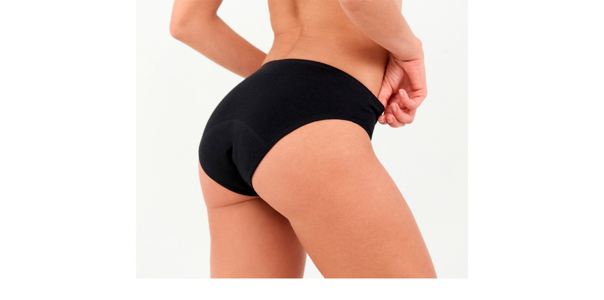 MASMI Majtki menstruacyjne o potrójnej chłonności (166 g chłonności), wysoki stan rozmiar M (94-102 cm) 1 szt. - zdjęcie 6