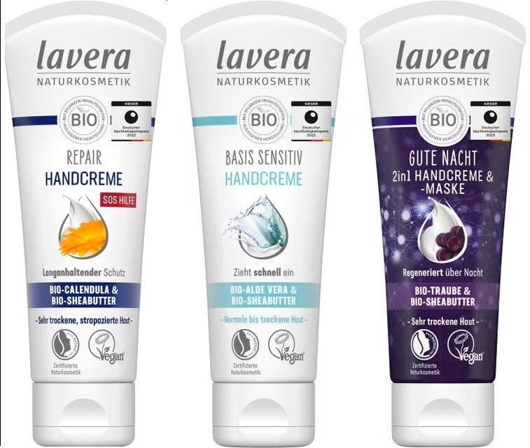 Krem do rąk i maska 2w1 z winogronami i masłem shea Lavera 75 ml - zdjęcie 7