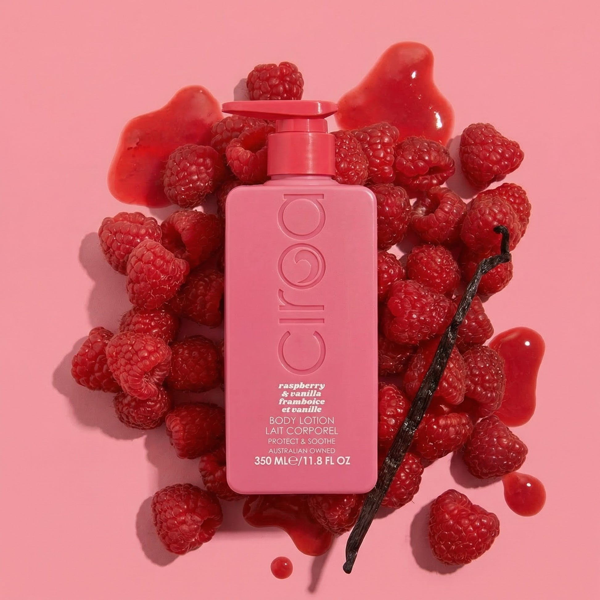 CIROA Beauty Balsam łagodzący do ciała malina i wanilia 350 ml