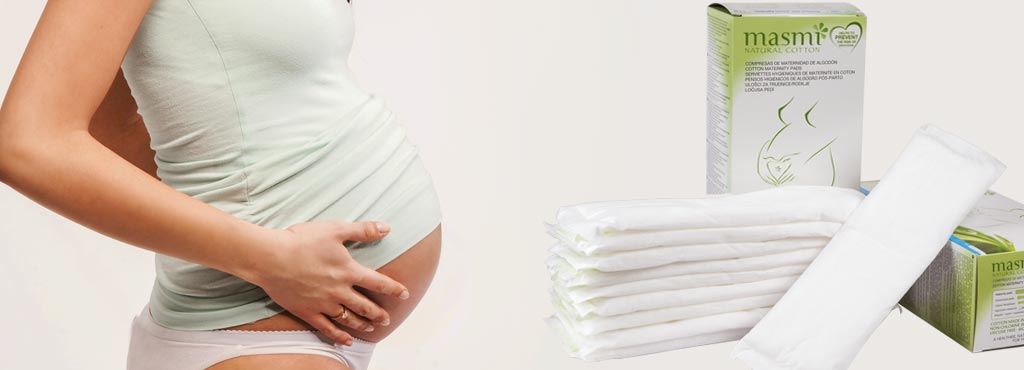 Podpaski ekologiczne poporodowe Masmi BIO 100% bawełny organicznej 10 szt. - zdjęcie 2