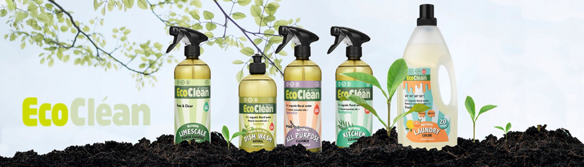 EcoClean Lawendowy uniwersalny płyn do mycia różnych powierzchni w sprayu 750 ml - zdjęcie 2